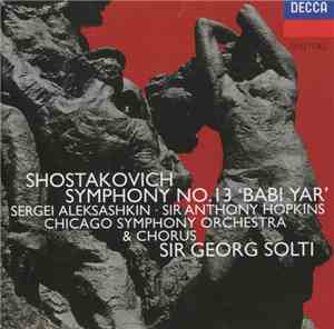 Shostakovich, Sergei Aleksashkin, Sir Anthony Hopkins, Chicago Symphony Orc ...