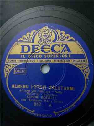 Connie Boswell - Almeno Potevi Salutarmi (At Least You Could Say 