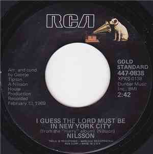 Nilsson - I Guess The Lord Must Be In New York City