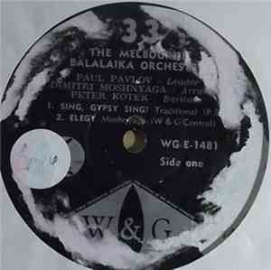 The Melbourne Balalaika Orchestra - The Melbourne Balalaika Orchestra