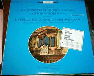 Antonio Soler - E. Power Biggs And Daniel Pinkham - Six Double Concertos Fo ...