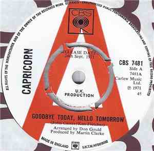 Capricorn  - Goodbye Today, Hello Tomorrow