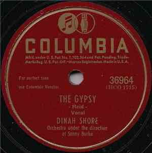 Dinah Shore - The Gypsy / Laughing On The Outside