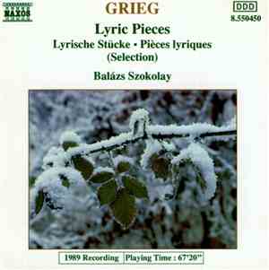 Grieg  / Balázs Szokolay - Lyric Pieces . Lyrische Stücke . Pièces Lyriques ...