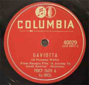 Percy Faith & His Orchestra - Gaviotta / Tropic Holiday