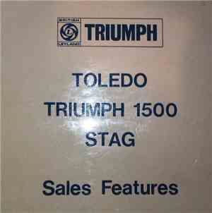 Unknown Artist - Toledo Triumph 1500 Stag Sales Features